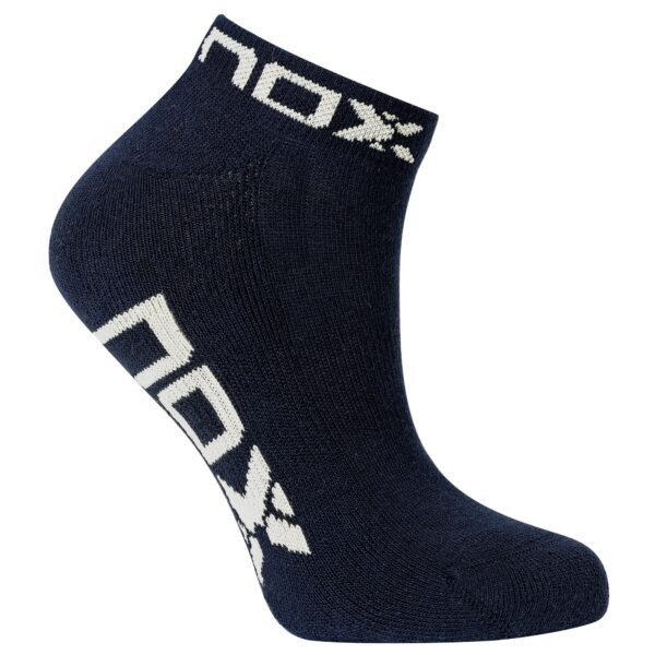 Calcetines Tobilleros De Mujer Azul Logo Blanco