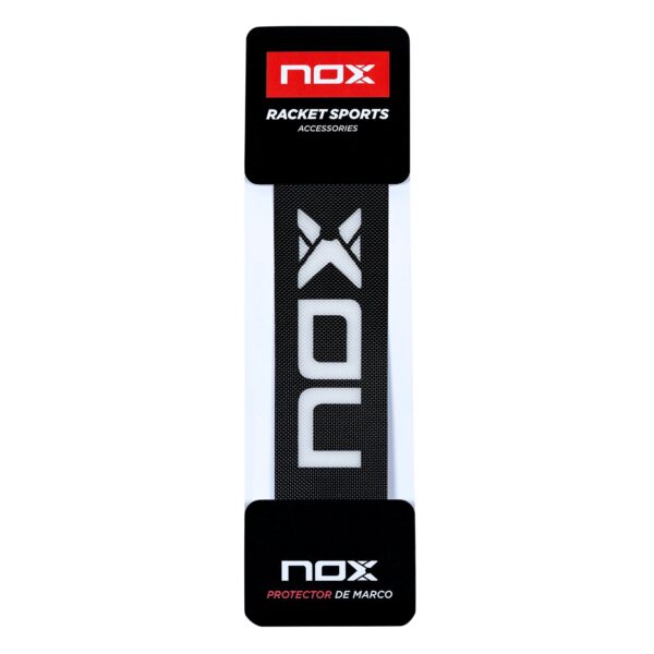 Protectores Nox Negro Logo Blanco Rugoso