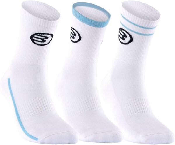 Tri-Pack Medias Blancas Bullpadel