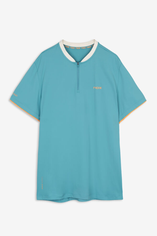 Polo Hombre Pro Dusty Turquoise