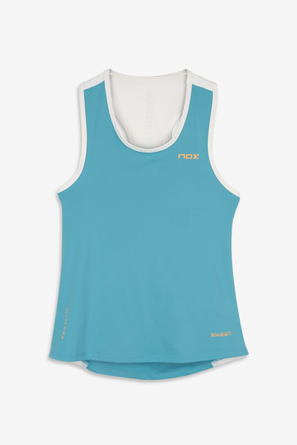 Camiseta Tirantes Mujer Pro Dusty Turquoise