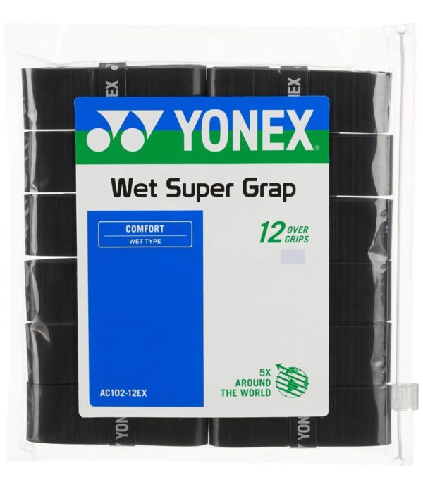 Overgrip Super Grap 12 Vueltas Negros
