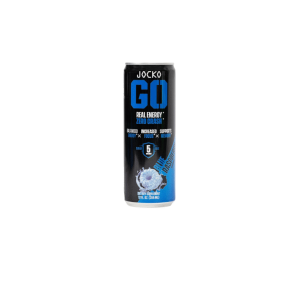 Jocko GO RTD Blue Raspberry Energy Type Drink 12oz