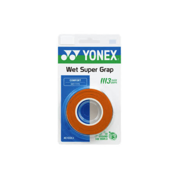 Overgrip Yonex Supergrap 3 Vueltas Naranja