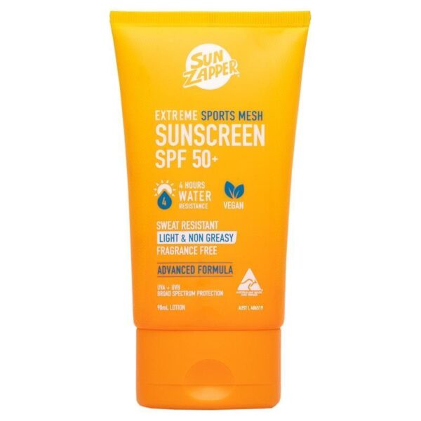 Extreme Sports Mesh Sunscreen SPF 50+ 90mL (No ZINC, Lotion)